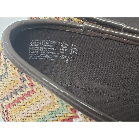 Predictions Multicolored Slip On Ballet Flats Shoes - Women's Size 7.5 - Picture 6 of 7